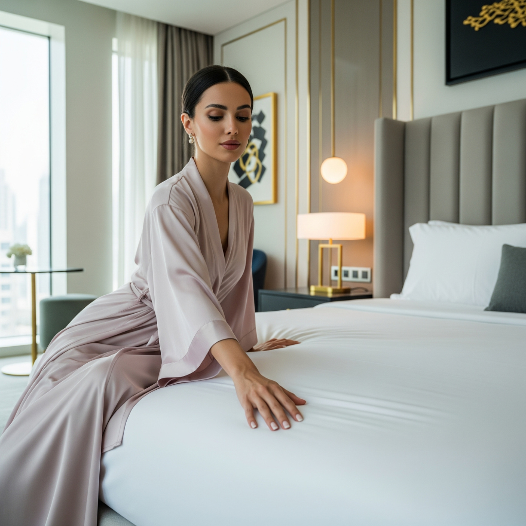 Silky Soft 100% Egyptian Cotton 1000TC Fitted Sheet & Pillowcase Set – Ultimate Luxury Bundle