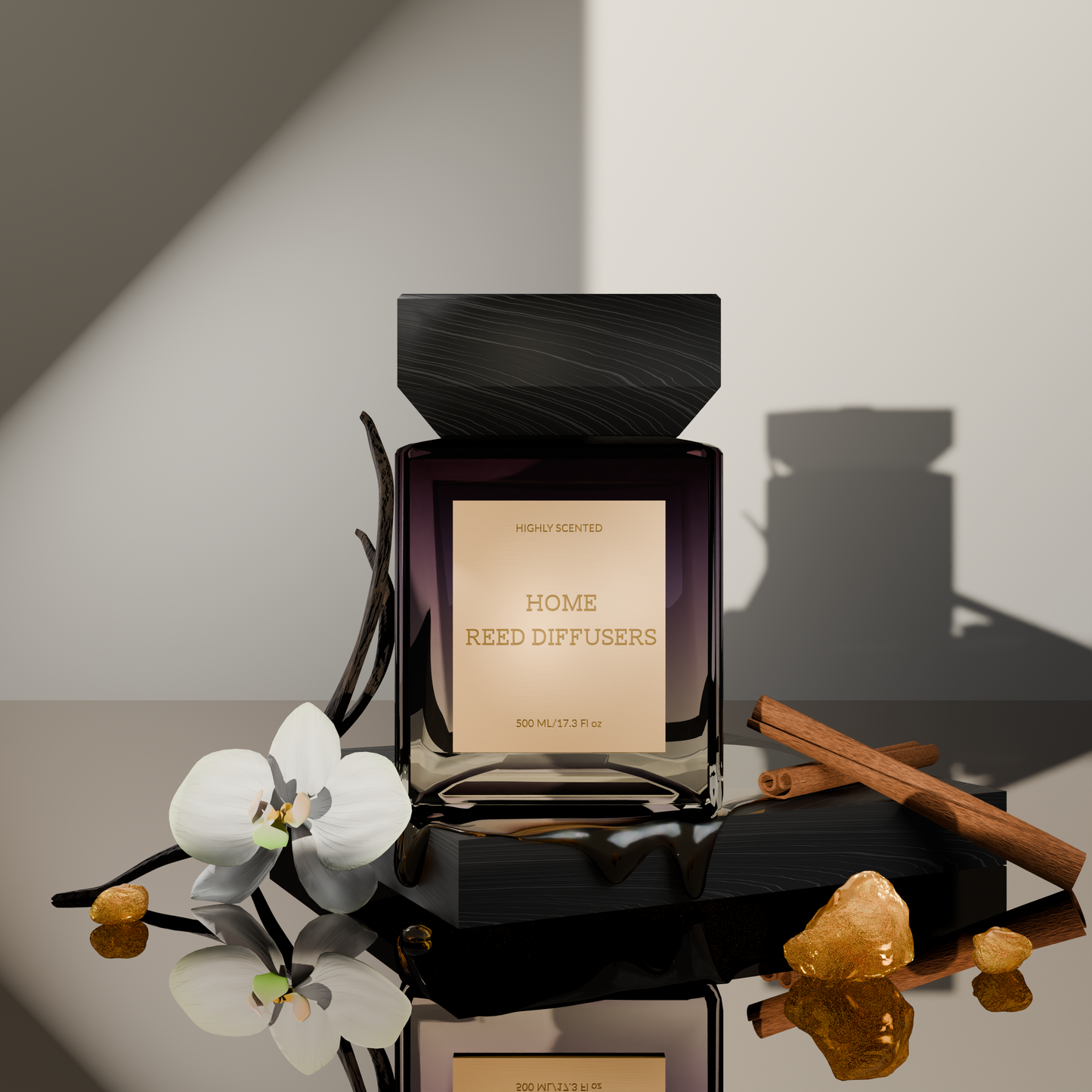 Opulent Amber Reed Diffuser – 500ML