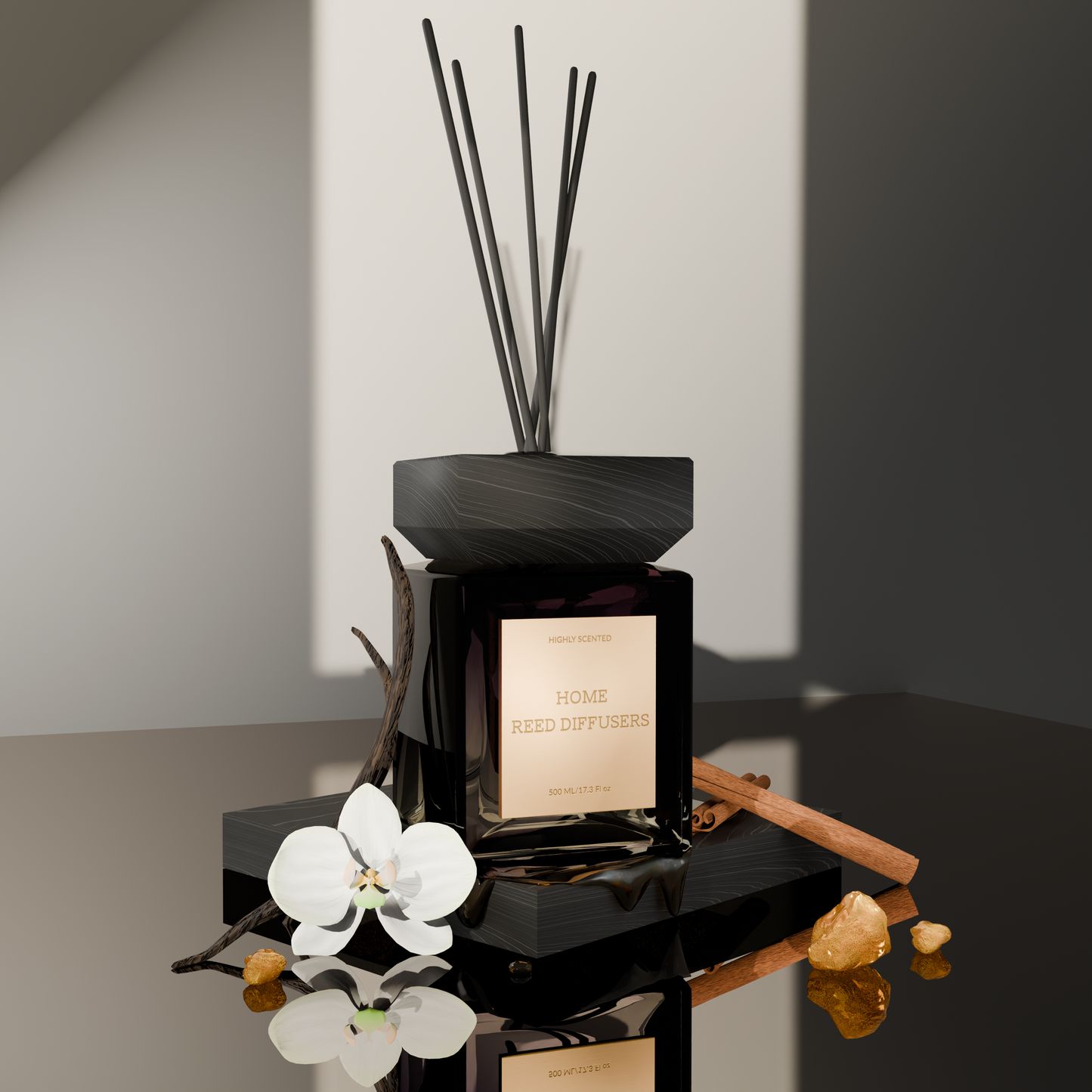 Opulent Amber Reed Diffuser – 500ML