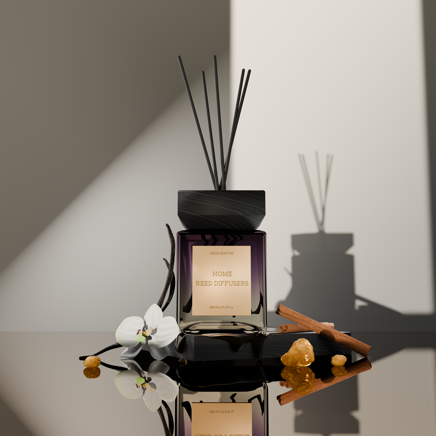 Opulent Amber Reed Diffuser – 500ML