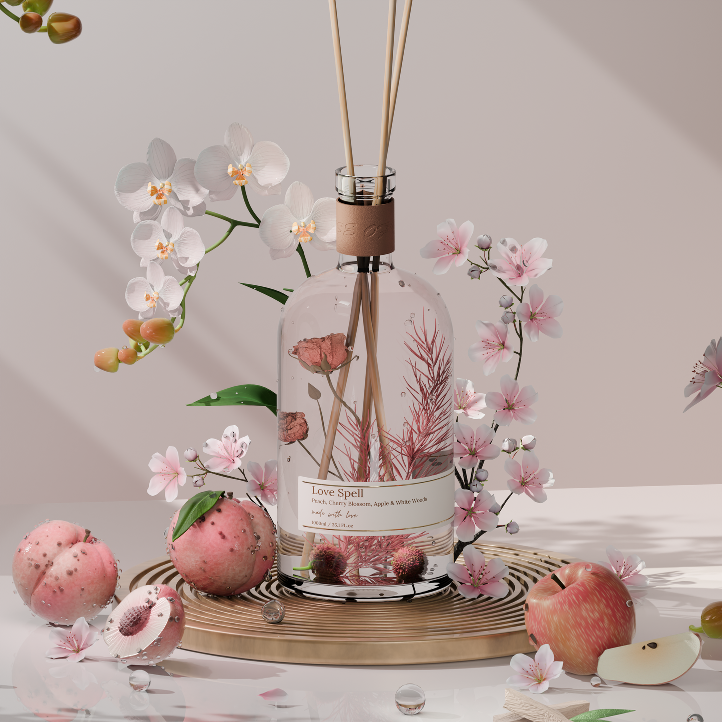 موزّع عطر لوف سبيل بالعِيدان – 1 لتر