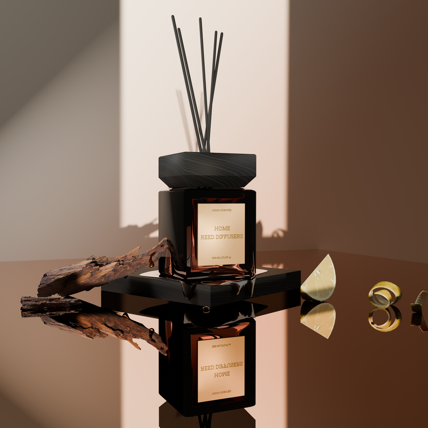Royal Oud & Bergamot Reed Diffuser – 500ML