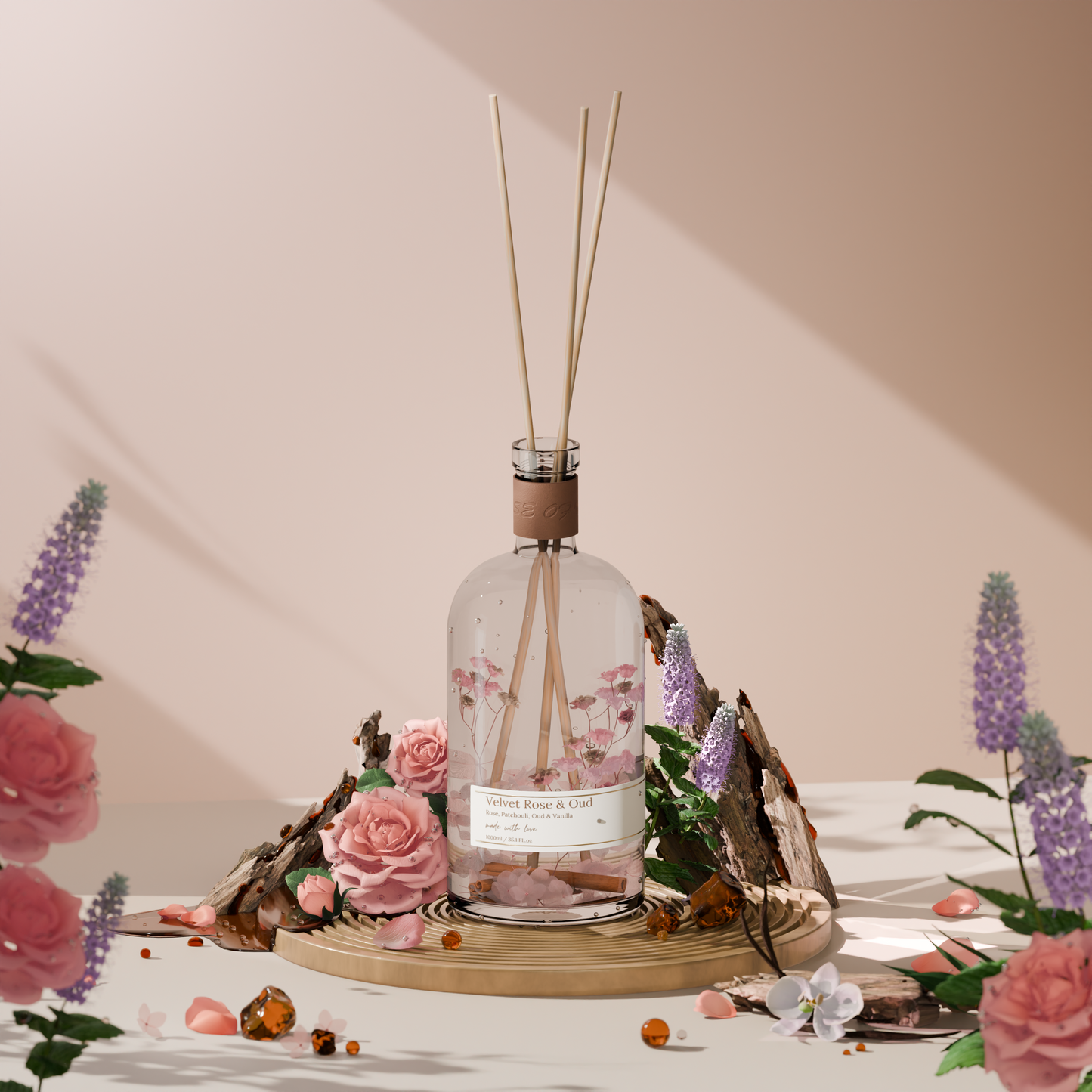 Velvet Rose & Oud 1L Reed Diffuser