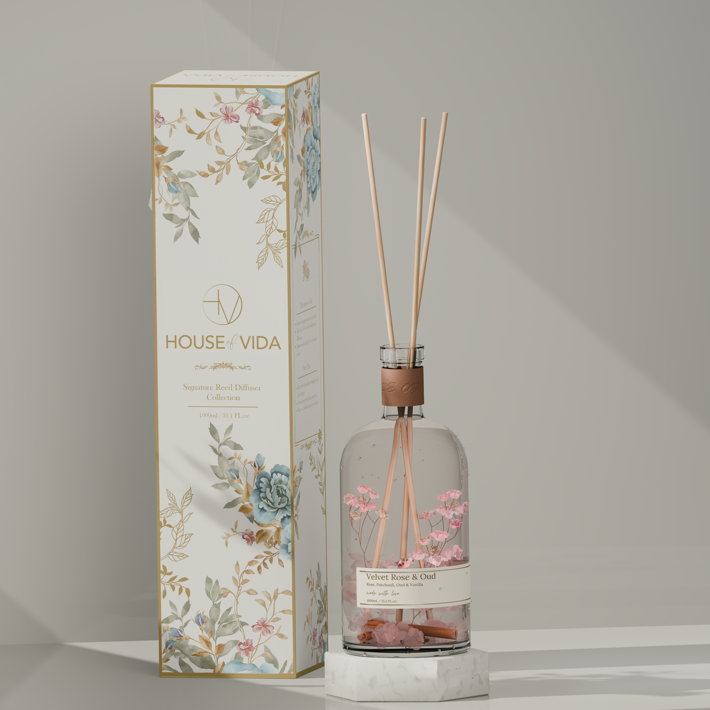 Velvet Rose & Oud 1L Reed Diffuser