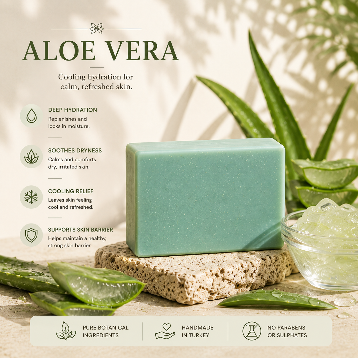 Clear Skin Anti-Acne Soap Set – Activated Charcoal, Tea Tree, Black Seed & Aloe Vera