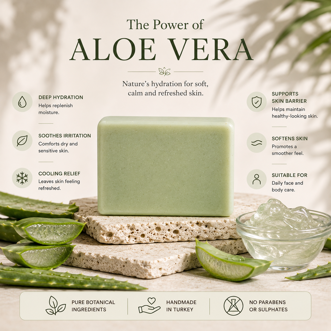 Detox Glow Soap Set – Black Seed, Turmeric, Aloe Vera, Pomegranate