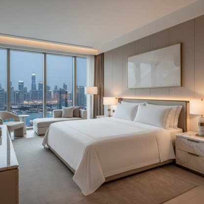 Silky Soft 100% Egyptian Cotton 1000TC Fitted Sheet & Pillowcase Set – Ultimate Luxury Bundle