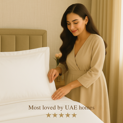 Silky Soft 100% Egyptian Cotton 1000TC Pillowcase Set