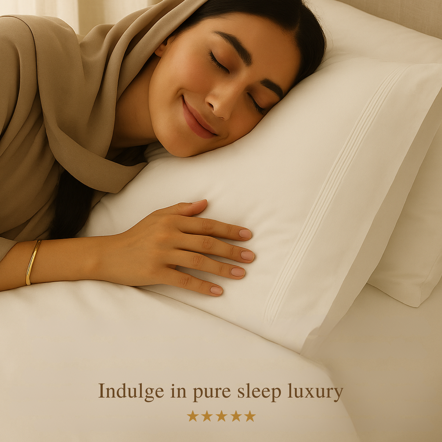 Silky Soft 100% Egyptian Cotton 1000TC Fitted Sheet & Pillowcase Set – Ultimate Luxury Bundle