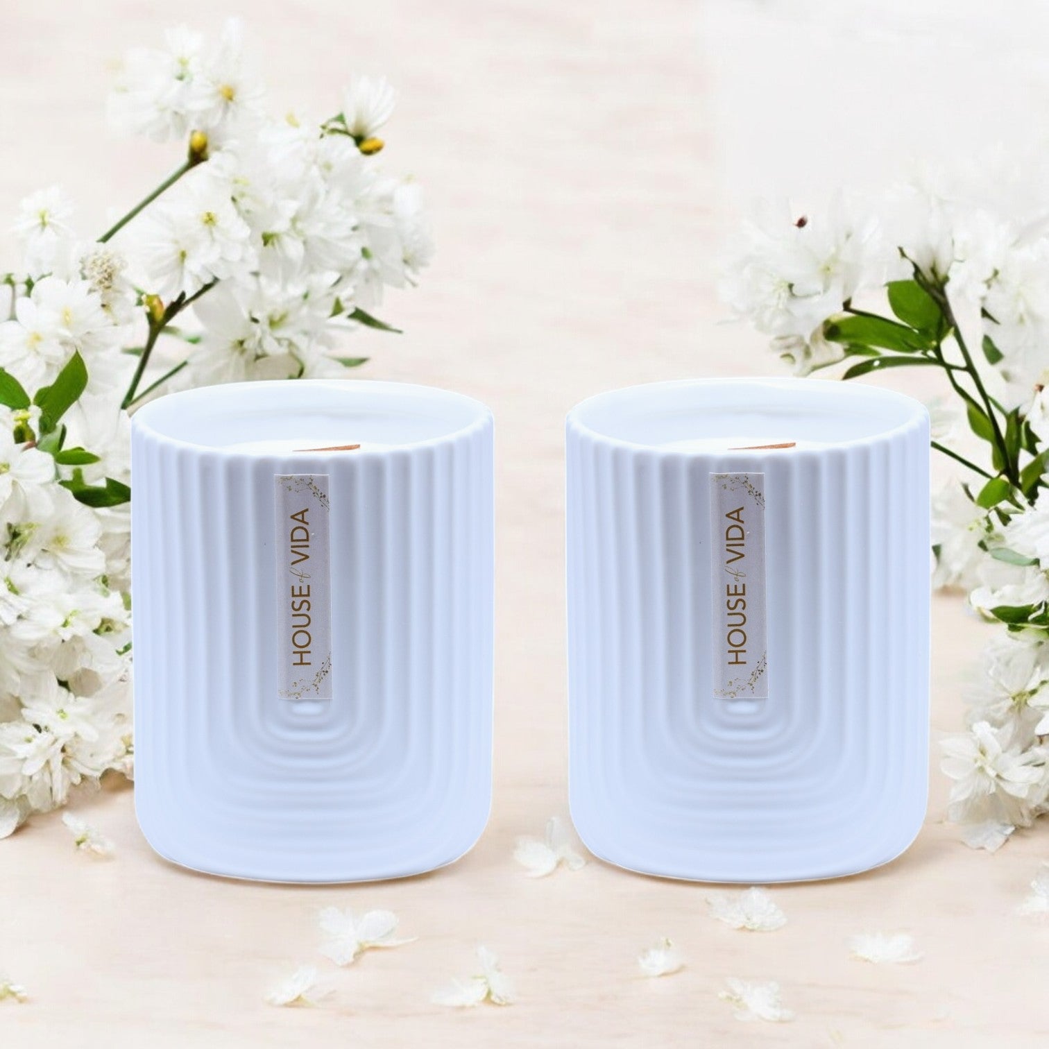 Floral Reverie Ceramic Collection – Jasmine Bloom & Gardenia Blossom