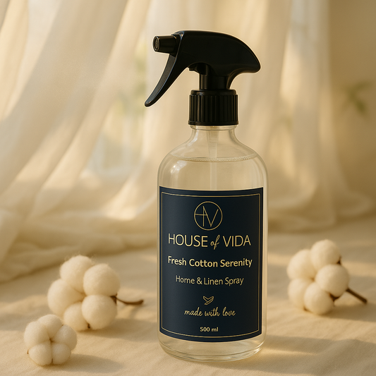 Fresh Cotton Serenity – Luxe Home & Linen Spray 500ML
