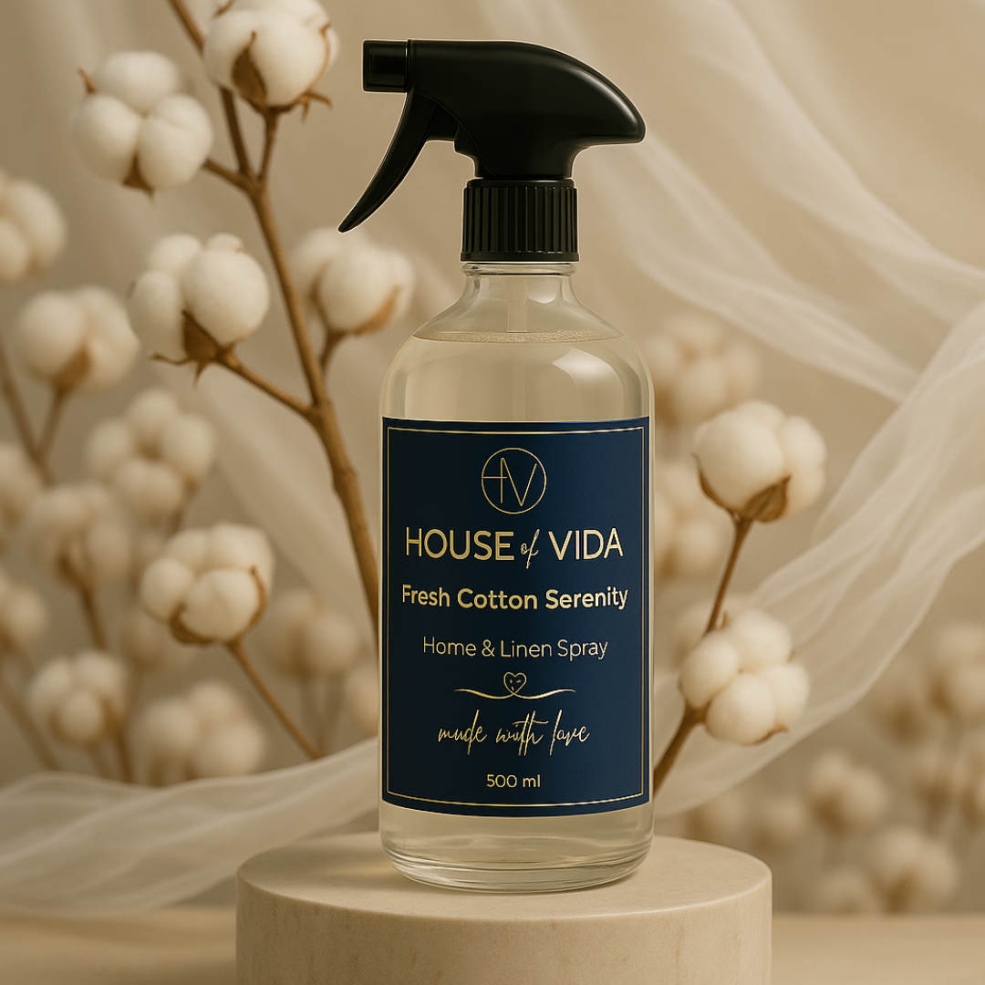 Fresh Cotton Serenity – Luxe Home & Linen Spray 500ML