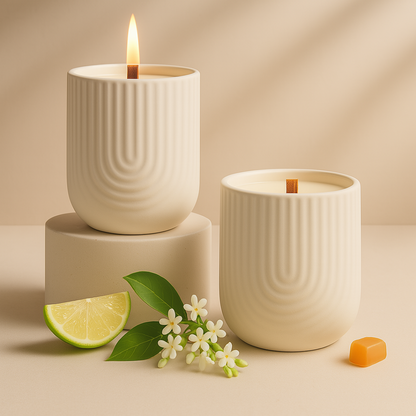 Floral Reverie Ceramic Collection – Jasmine Bloom & Gardenia Blossom