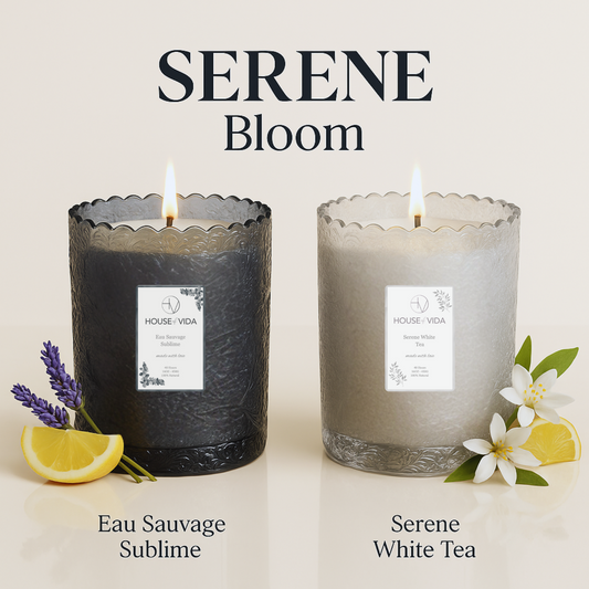 Serene Bloom Collection - Serene White Tea and Eau Sauvage Sublime