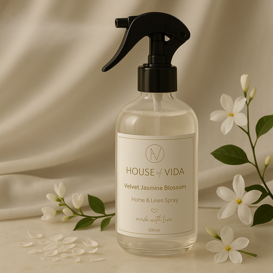 Velvet Jasmine Blossom – Luxe Home & Linen Spray 500ML