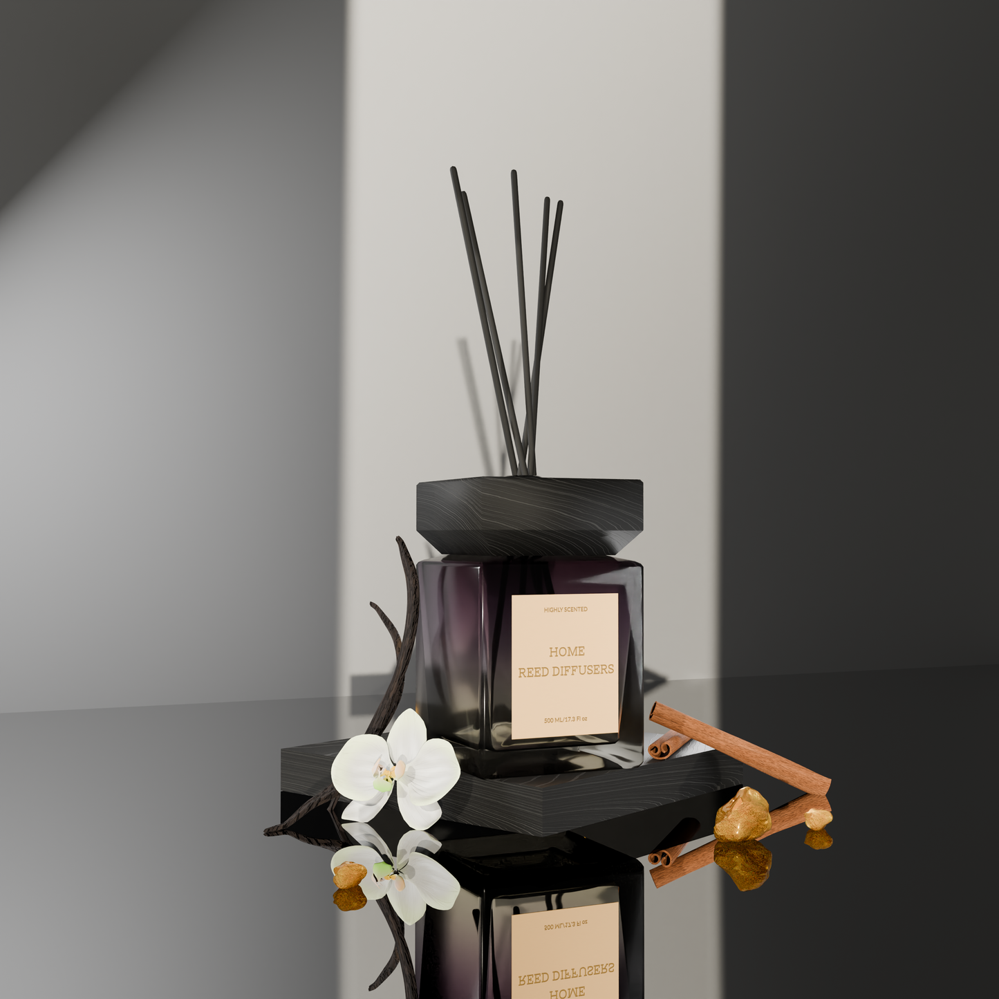 Opulent Amber Reed Diffuser – 500ML