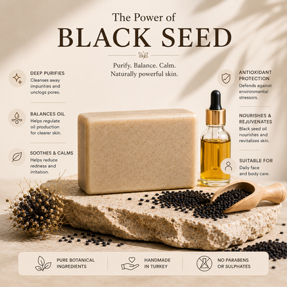 Detox Glow Soap Set – Black Seed, Turmeric, Aloe Vera, Pomegranate