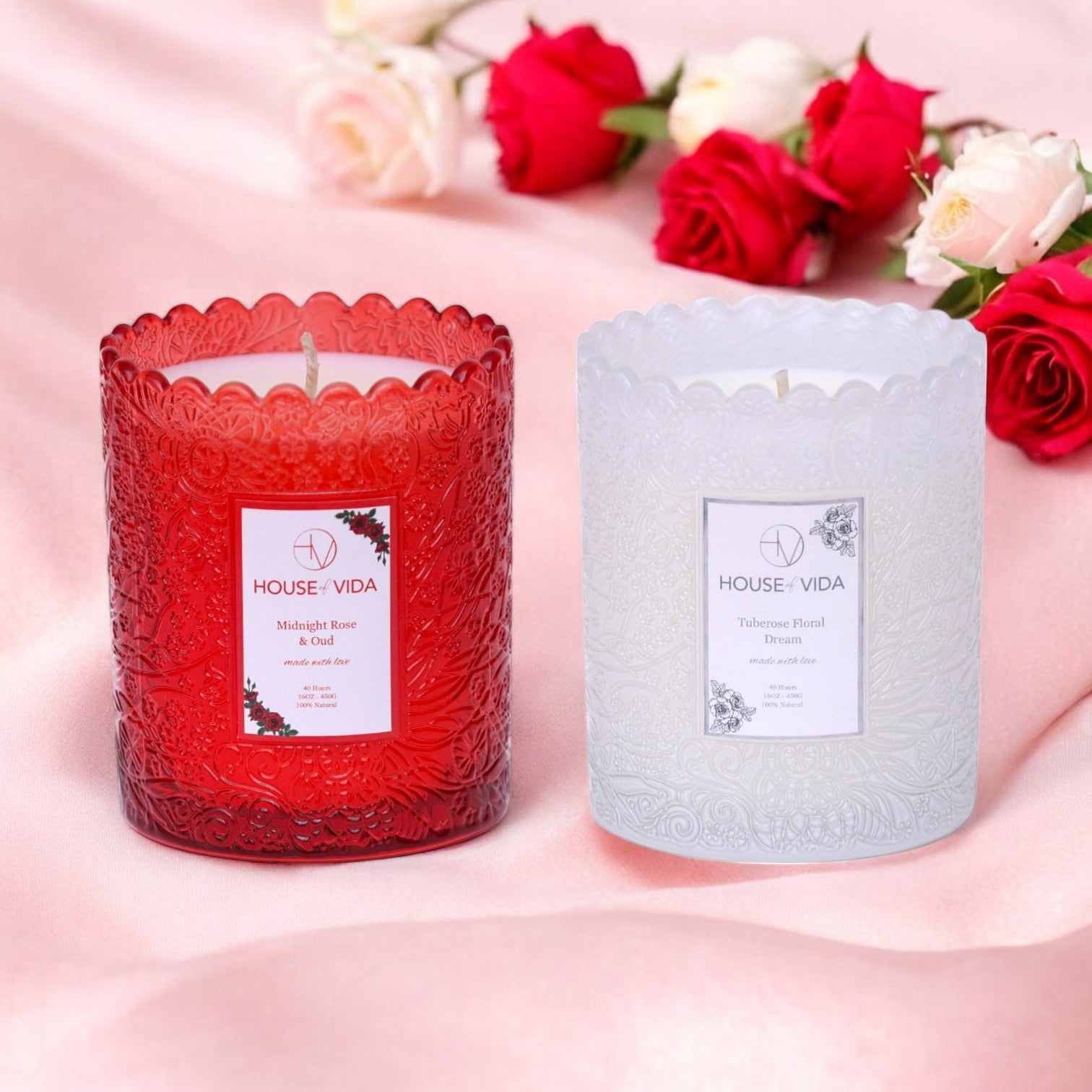 Luxury Bloom Set – Midnight  Rose & Oud and Tuberose Floral Dream