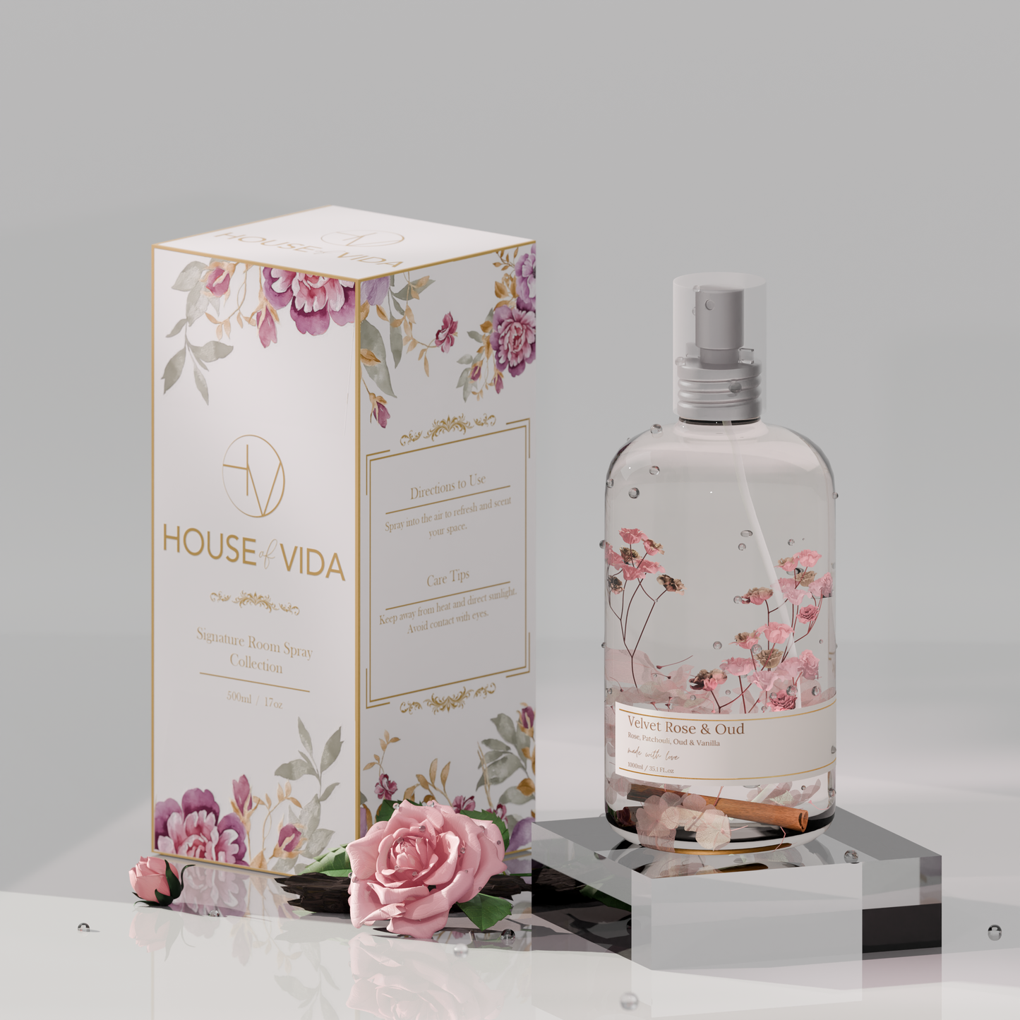 Rose & Oud Home Spray 500ML