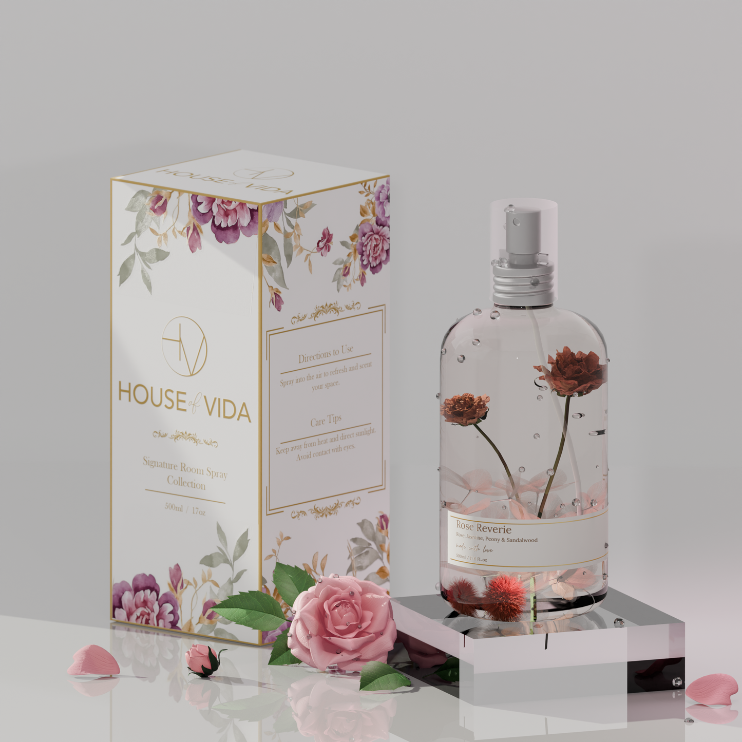 Rose Reverie – Home Spray 500ML