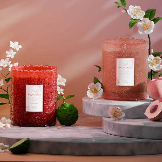 Spring In Bloom Collection - Bulgari Jasmine and Velvet Peach & Oolong