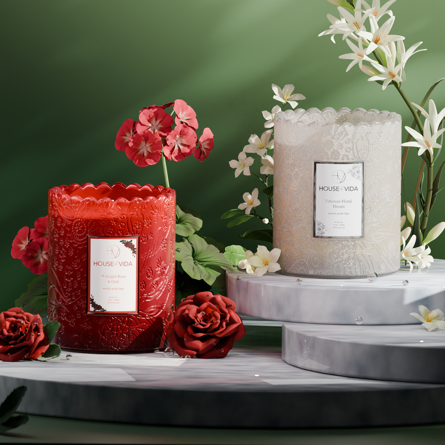 Floral Bloom Set – Midnight  Rose & Oud and Tuberose Floral Dream
