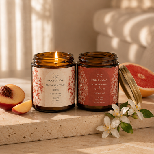 Sunlit Citrus & Nectarine Duo