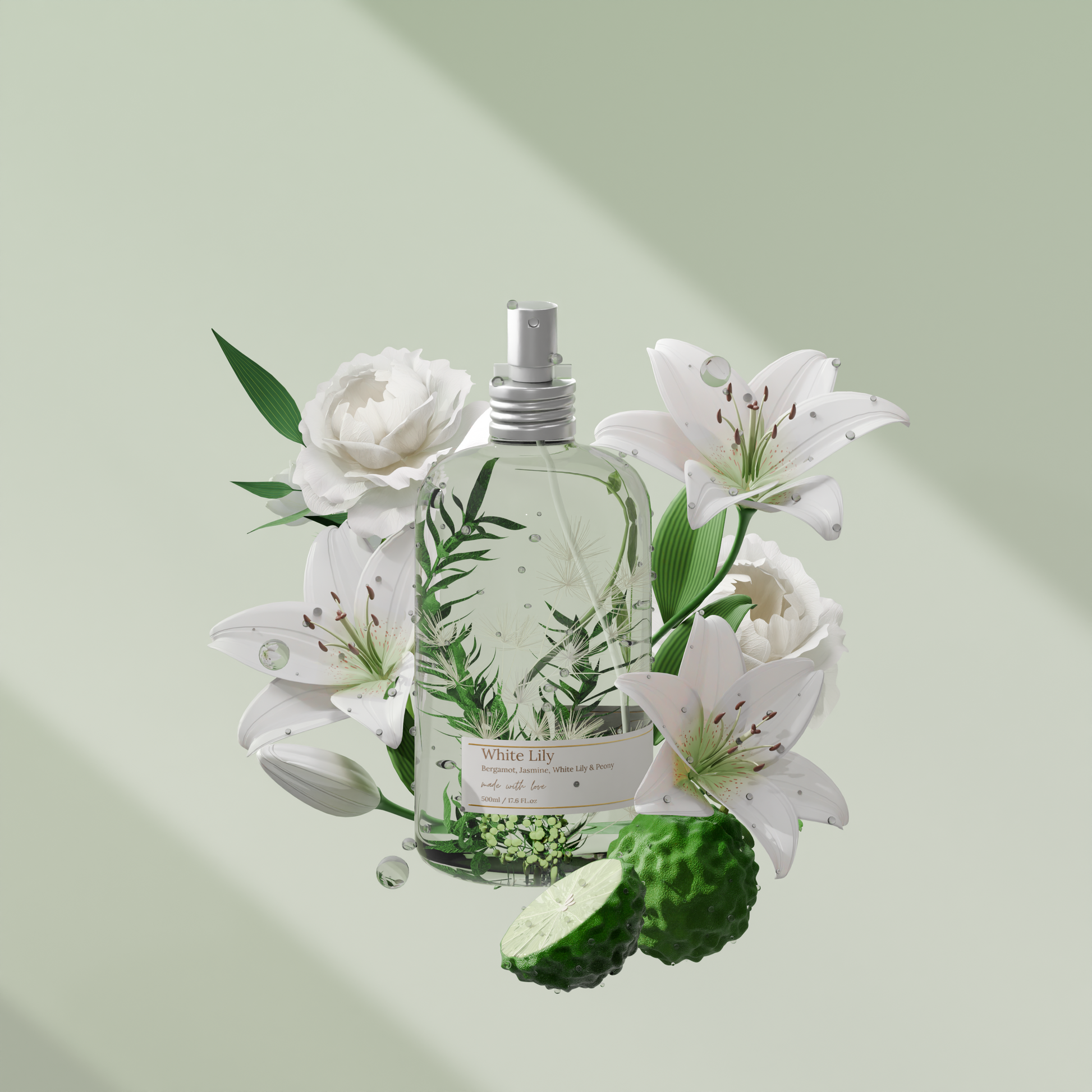 white lily aroma White Lily Room Spray – 500ML