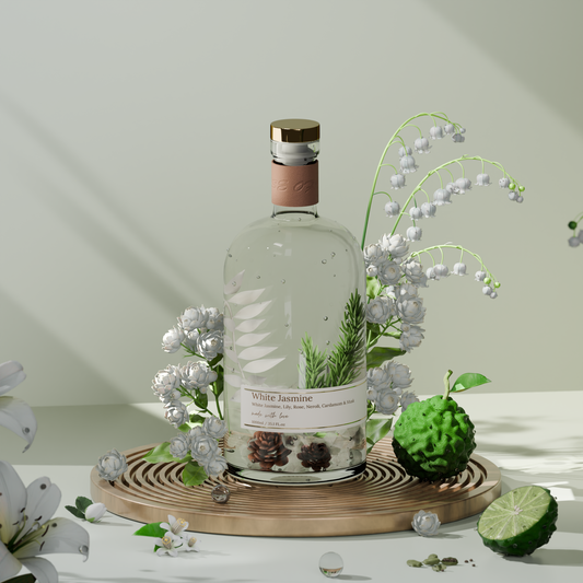 موزّع عطر الياسمين الأبيض بالعِيدان – 1 لتر