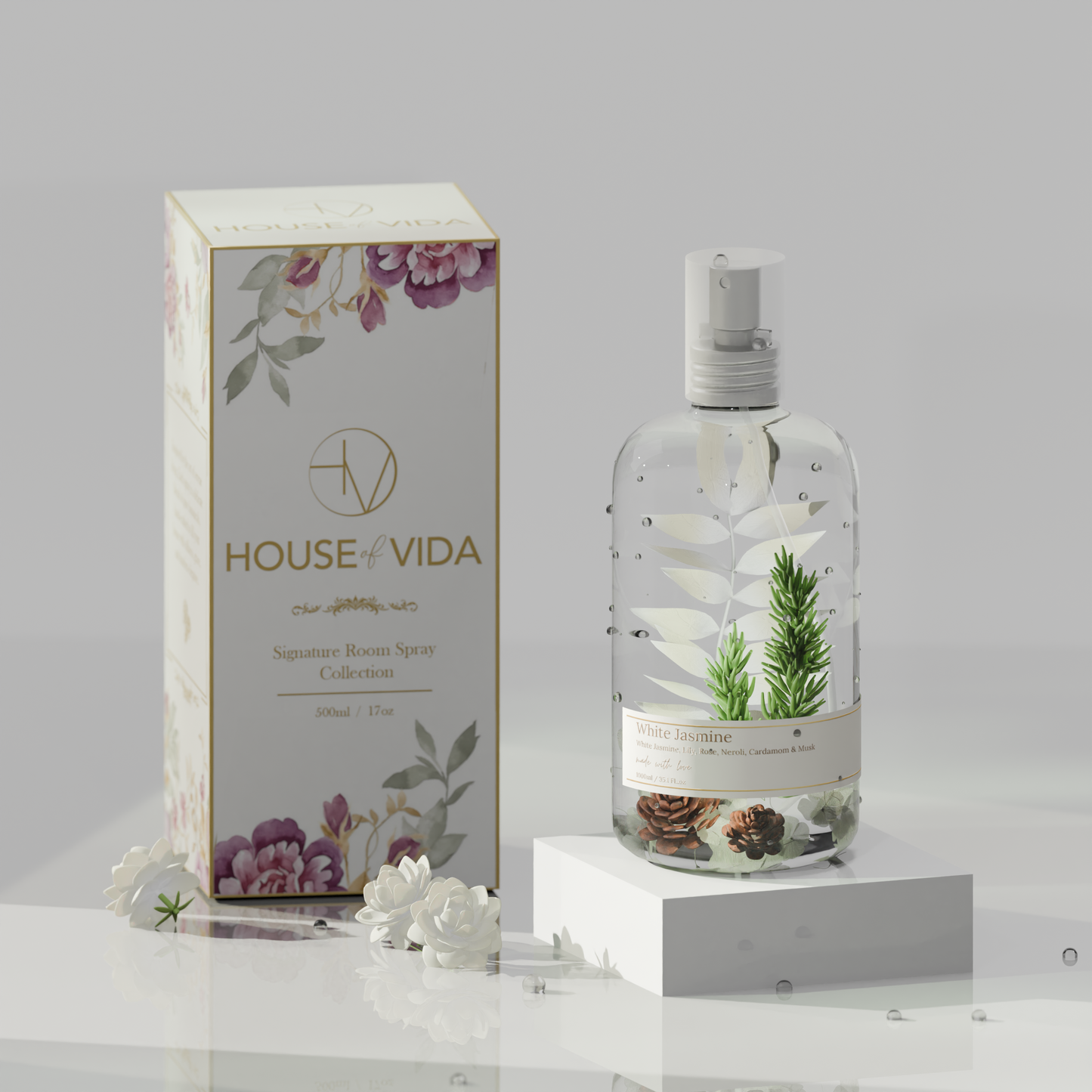 White Jasmine Home Spray 500ML