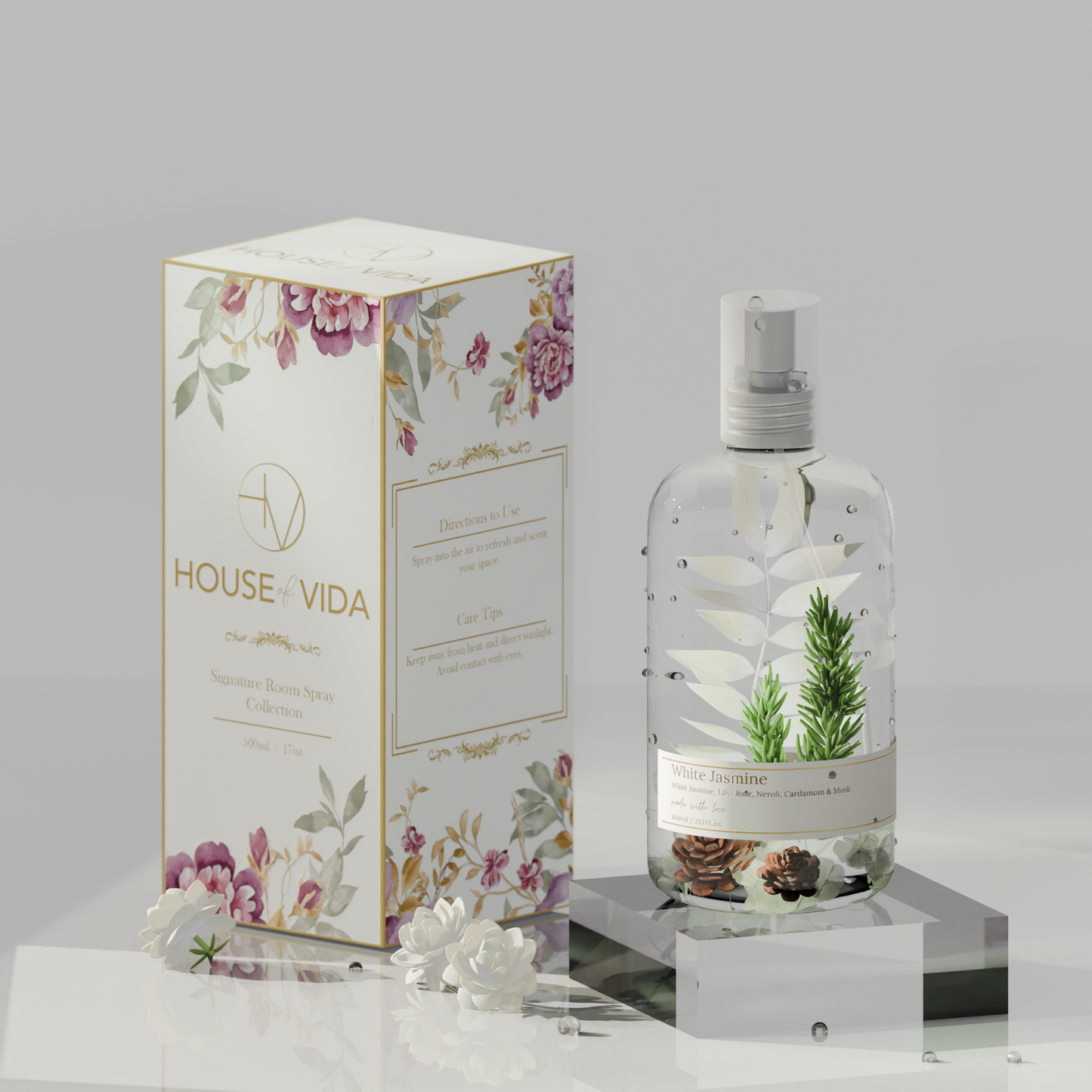 White Jasmine Home Spray 500ML